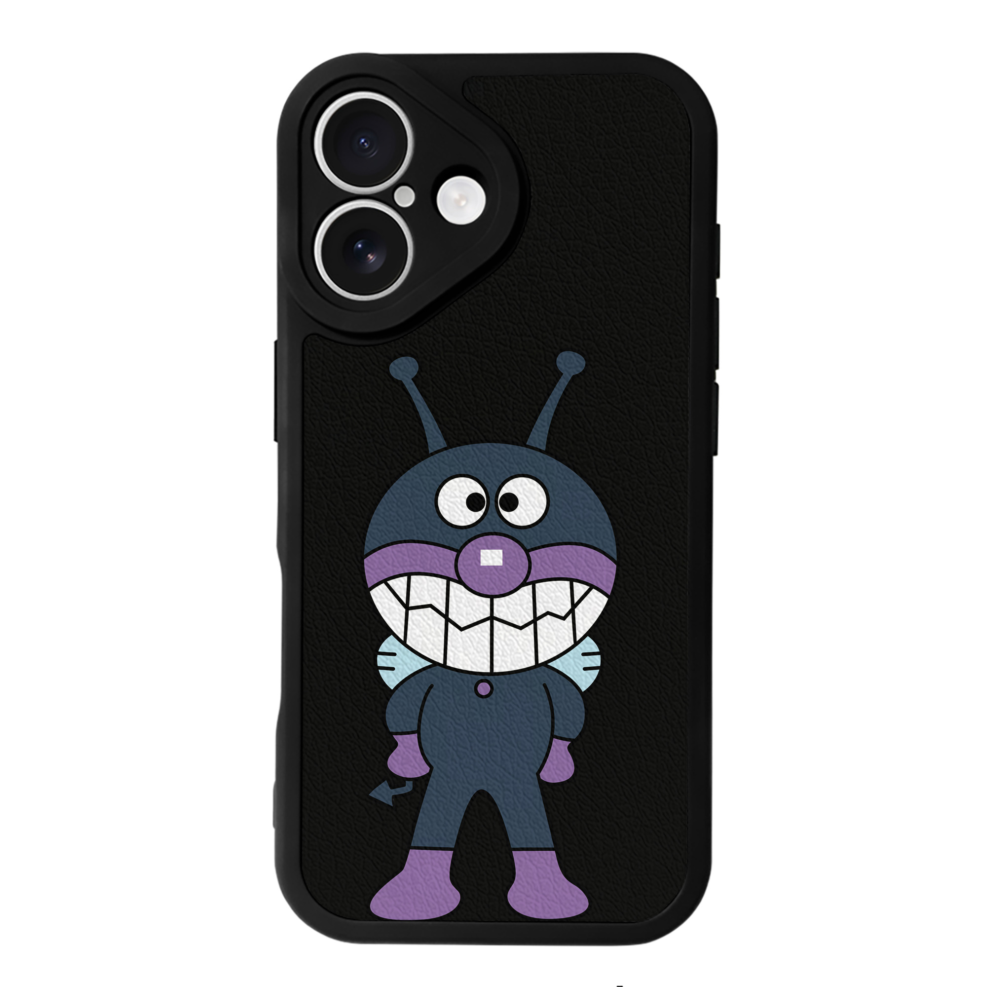 （画像用） アンパンマン Anpanman 【iPhone 16シリーズ対応】シリコンスマホケース（レザー調） 材質：シリコン